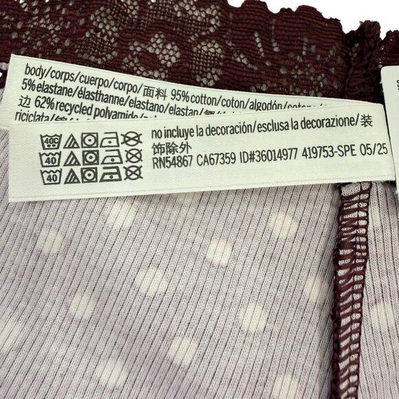 Victoria's Secret PINK Cheeky Lace Panties Womens Medium M LOT OF 4 VS Panty - Picture 9 of 9